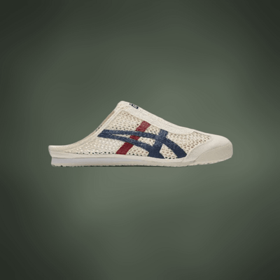 ONITSUKA TIGER MEXICO 66 SABOT CREAM MAKO BLUE RED - Kickzz