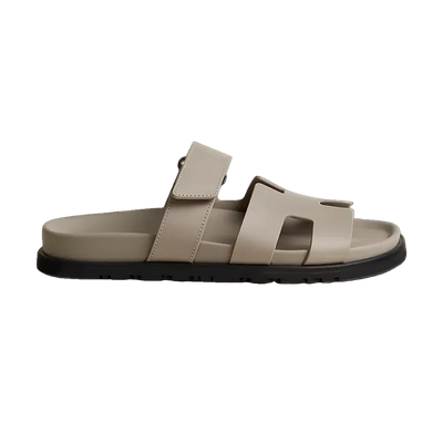Hermes Chypre Sandal – Beige Mastic Calfskin Leather