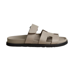 Hermes Chypre Sandal – Beige Mastic Calfskin Leather