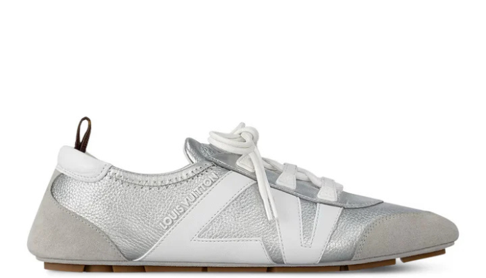 Louis Vuitton LV Sneakerina Metallic grained calf leather