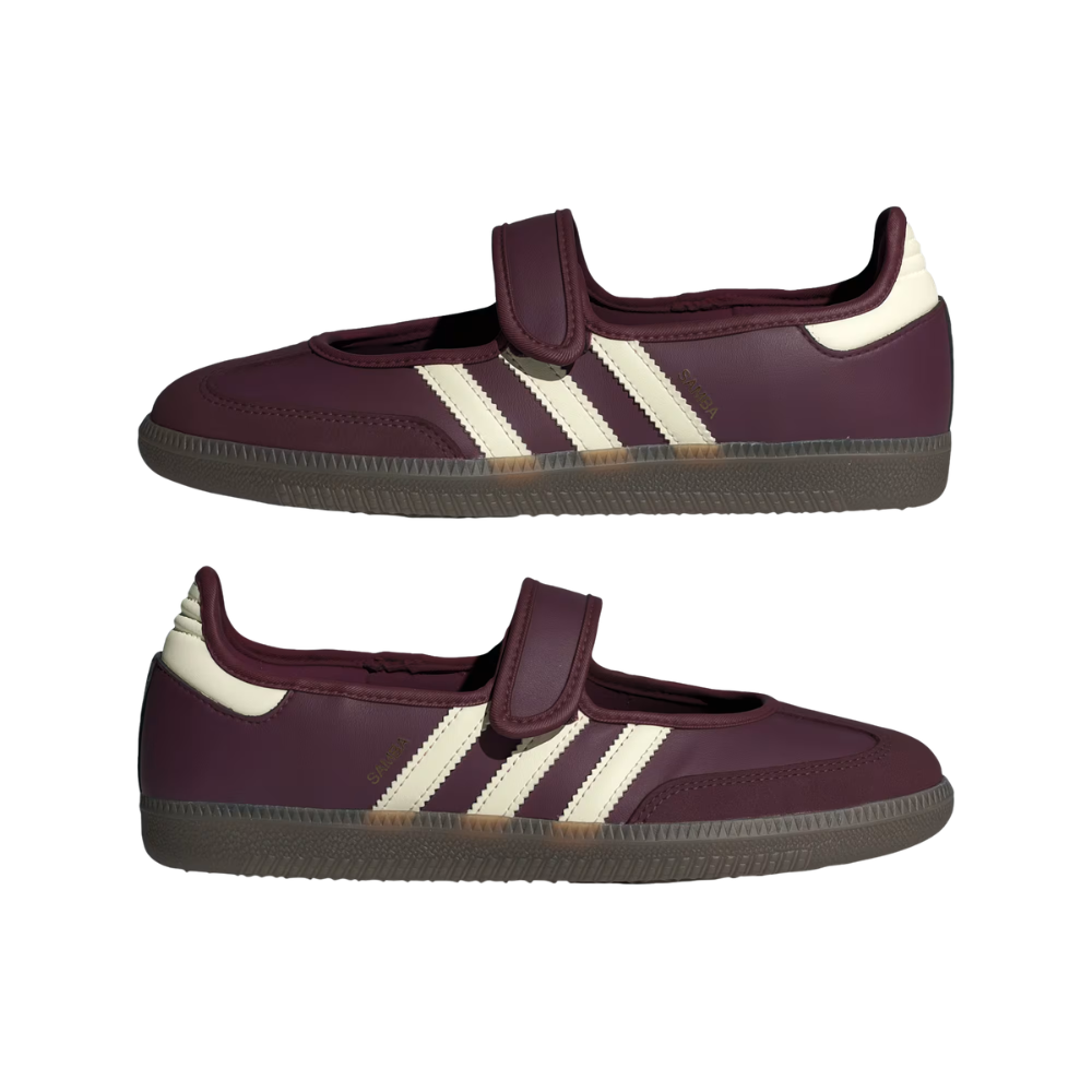 adidas Wmns Samba Mary Jane 'Maroon Cream White Gold Metallic'