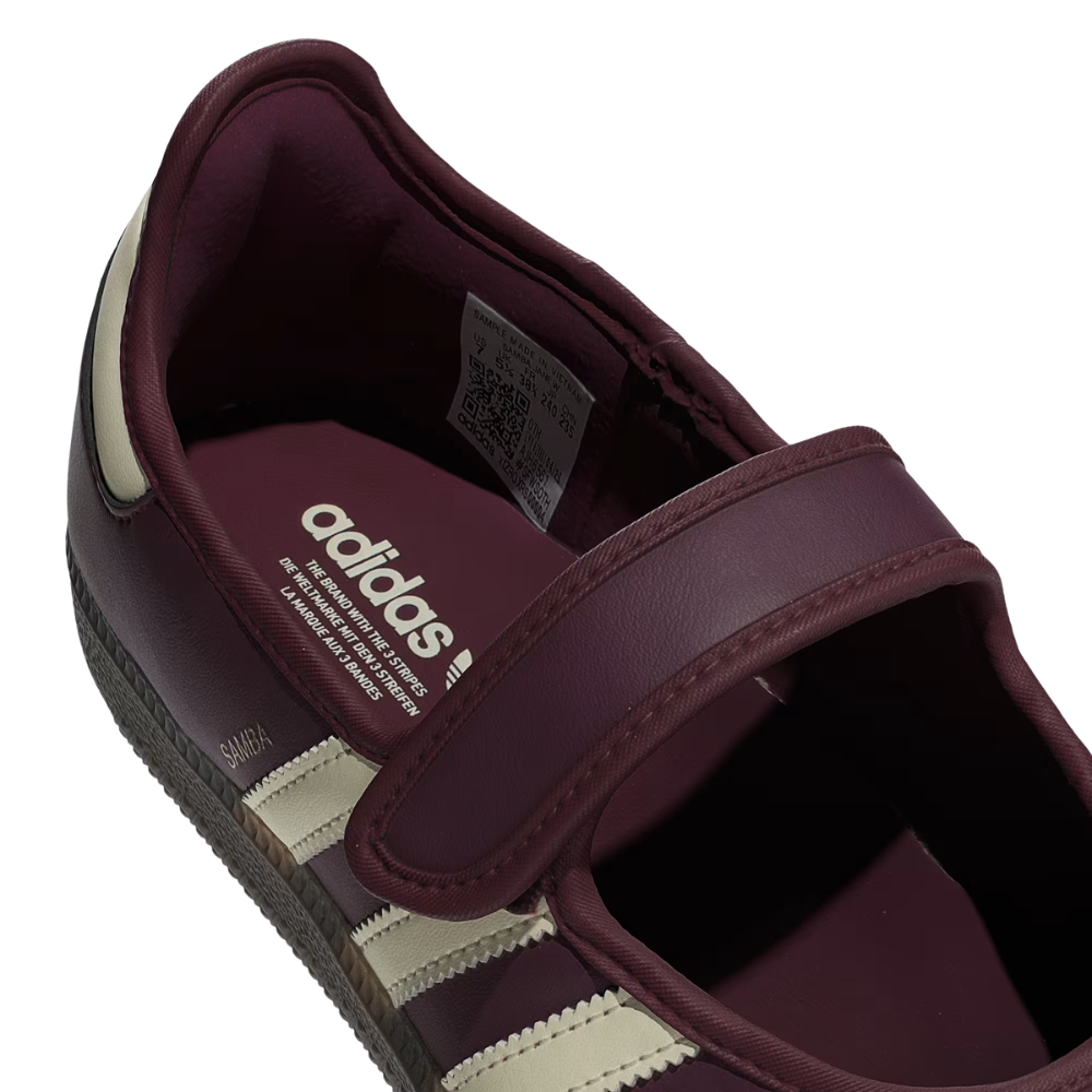adidas Wmns Samba Mary Jane 'Maroon Cream White Gold Metallic'