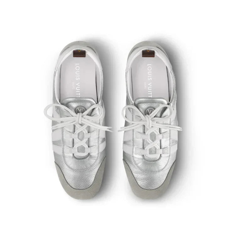 Louis Vuitton LV Sneakerina Metallic grained calf leather