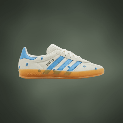 Adidas Wmns Gazelle Indoor 'Light Blue Floral Embroidery'