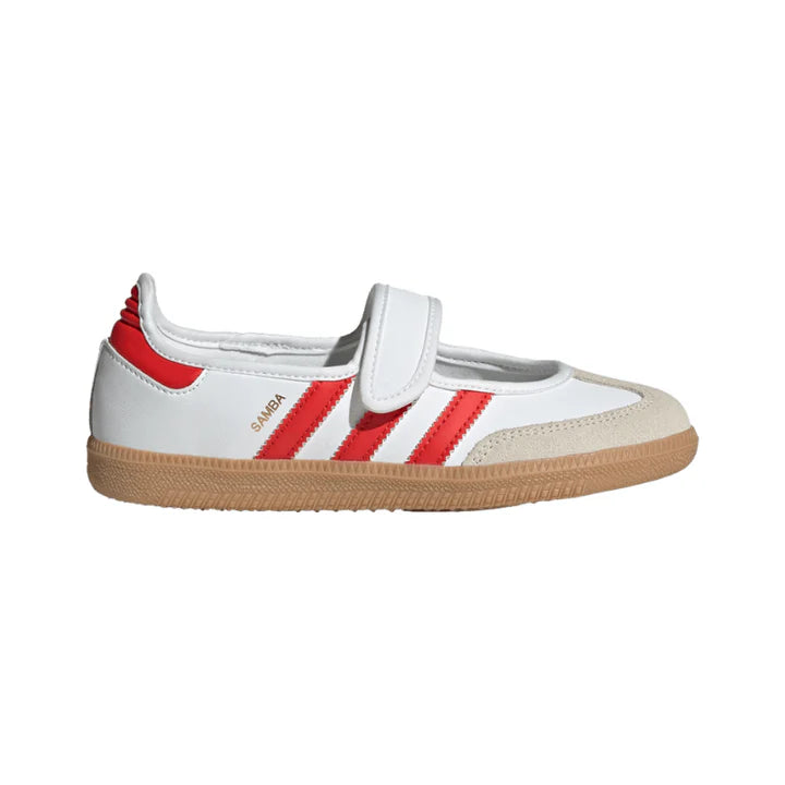 adidas Samba Jane J 'White Red Gum'