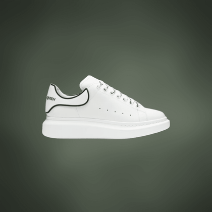 Alexander McQueen Oversized Sneaker 'New Tech Calf - White Black' 2020