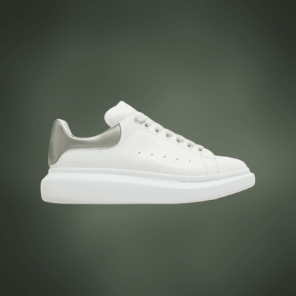Alexander McQueen Oversized Sneaker 'White Metallic Platinum'