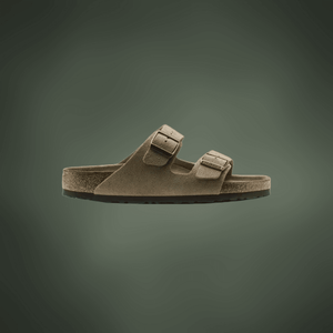 Arizona Soft Footbed Suede Leather Taupe