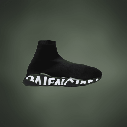 Balenciaga Speed Sneaker 'Midsole Graffiti - Black White'