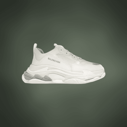 Balenciaga Triple S White Silver