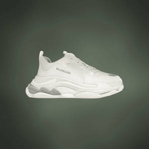 Balenciaga Triple S White Silver