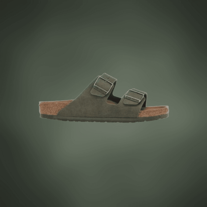 BIRKENSTOCK ARIZONA VEGAN MICROFIBER DESERT DUST THYME