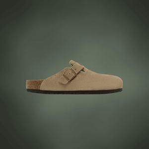 Boston Soft Footbed Suede 'Taupe'