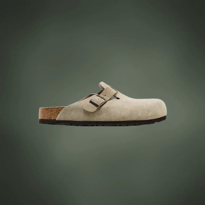 Boston Suede Leather 'Taupe'