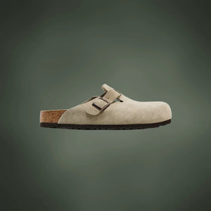 Boston Suede Leather 'Taupe'