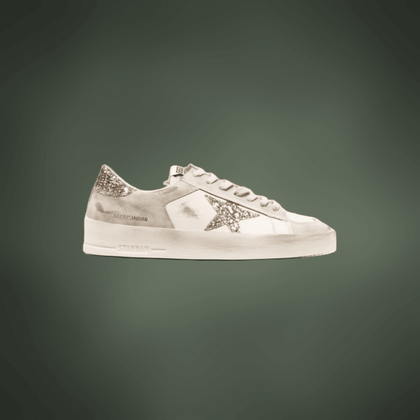 Golden Goose Lace-up sneakers with star badge gold
