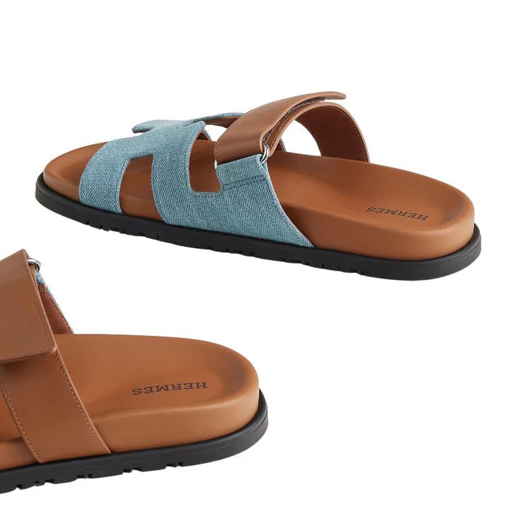 Hermès Chypre leather sandal - Kickzz