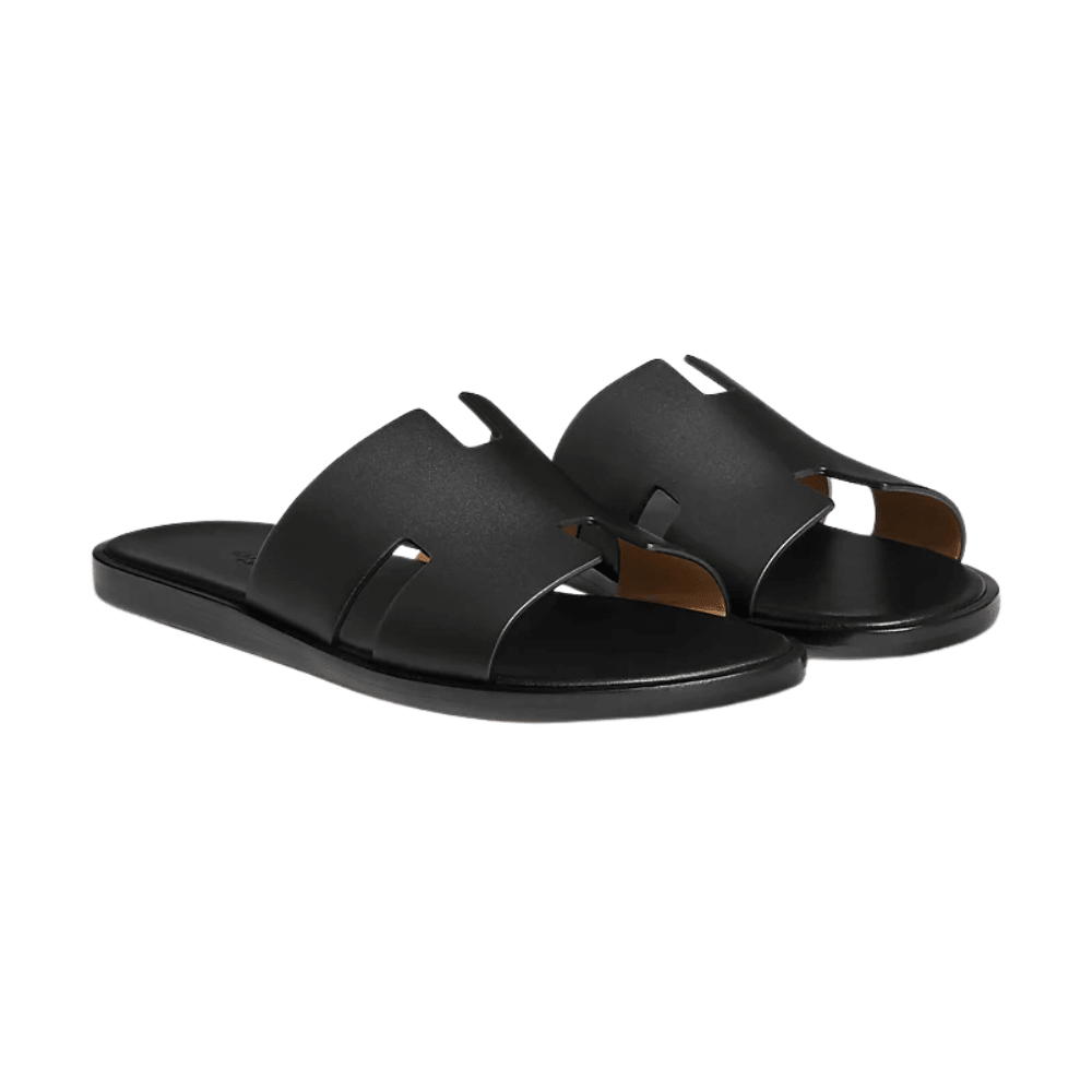Hermes Izmir sandal black - Kickzz