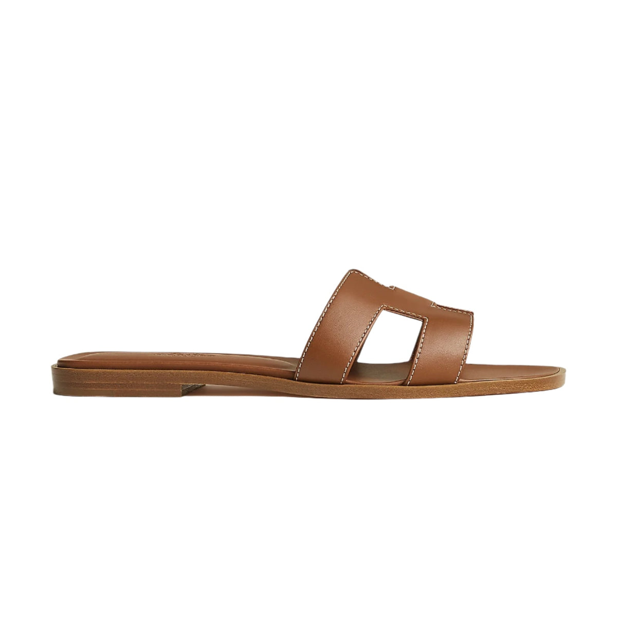 Hermes Oran sandals brown - Kickzz