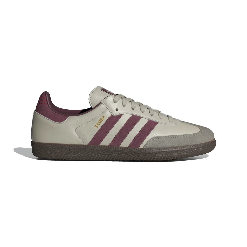 Adidas Samba OG 'Putty Grey Maroon'