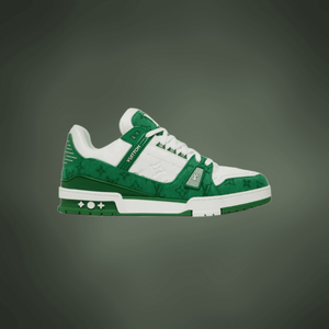 Louis Vuitton Trainer 'Green Monogram Denim'