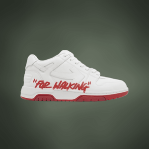 Off-White Out of Office Low 'For Walking - White Red' 2023