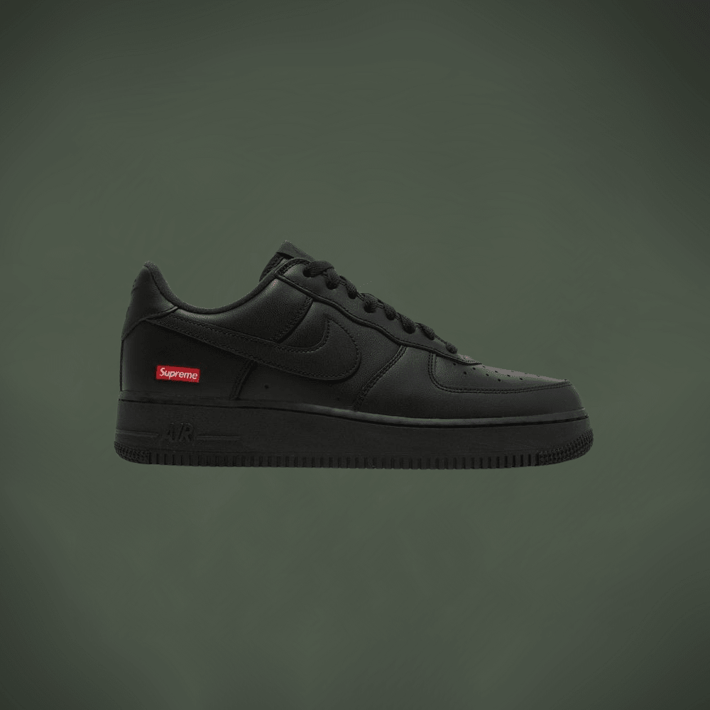 Supreme x Air Force 1 Low 'Box Logo - Black' - Kickzz