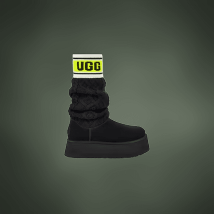 UGG Classic Sweater Letter Boot