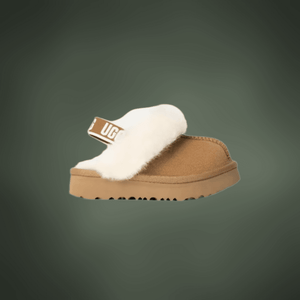 UGG Funkette Slipper – Chestnut (Kids)